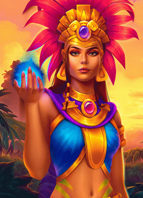 Screenshot van het spel Aztecs Legend op Instant Casino platform